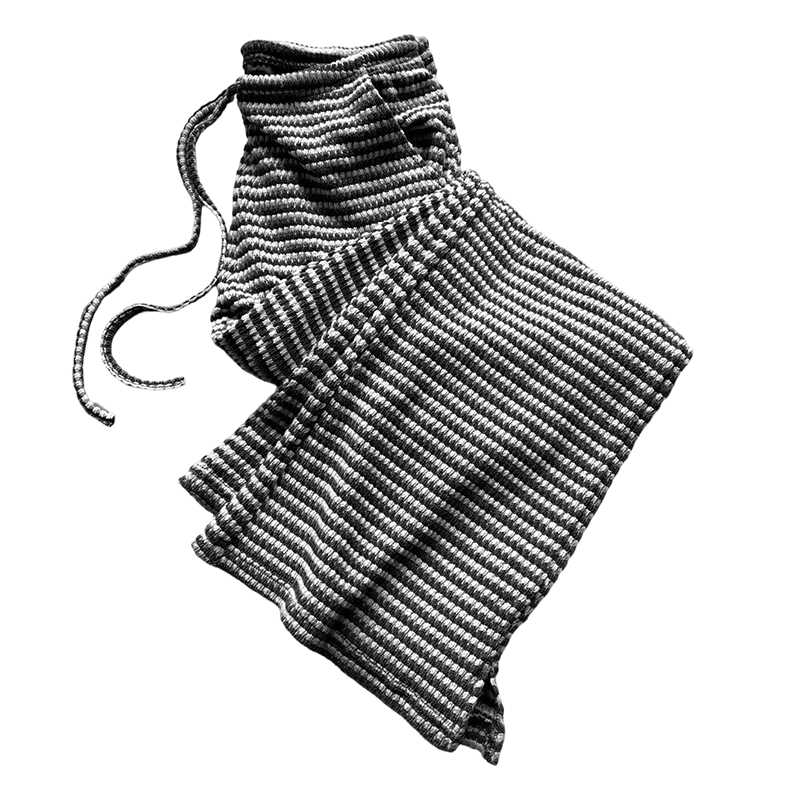 đ 50% RABATT! đž Gestreifte Damenhose mit Kordelzug & Weitem Bein â Bequeme Passform, Leichter Stoff & Perfekt FĂŒr Einen LĂ€ssigen Look âïž