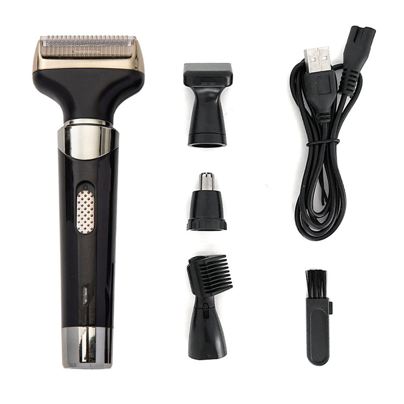 ⏳Nur für begrenzte Zeit: 50% Rabatt! 🏆Luxuriöses 4-in-1 professionelles Herren-Pflegeset – T-Klingen-Trimmer, Folienrasierer & Nasentrimmer – mit LED-Display und USB-Aufladung