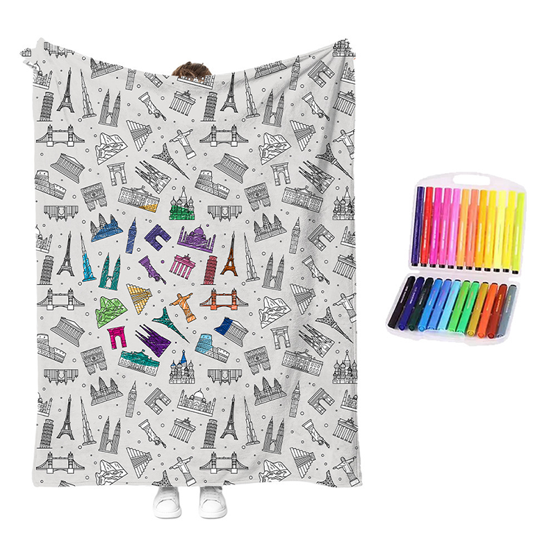 🎉 Sonderangebot dieser Woche – 50 % RABATT ✨🎨 Kreatives gemütliches Mal‑Decken‑Set