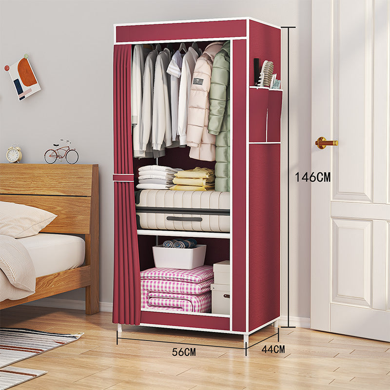 Tragbarer Kleiderschrank mit 3 Schubladen