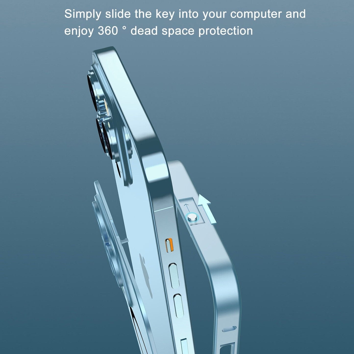 Magnetische Aufladung Aluminium Metall Bumper Matte Case Cover für iPhone