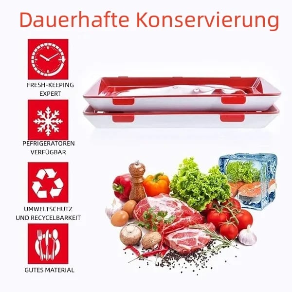 🔥Heute 2 kaufen und 1 gratis bekommen - Umweltfreundliches Design - Wiederverwendbares Einmachtablett🥰