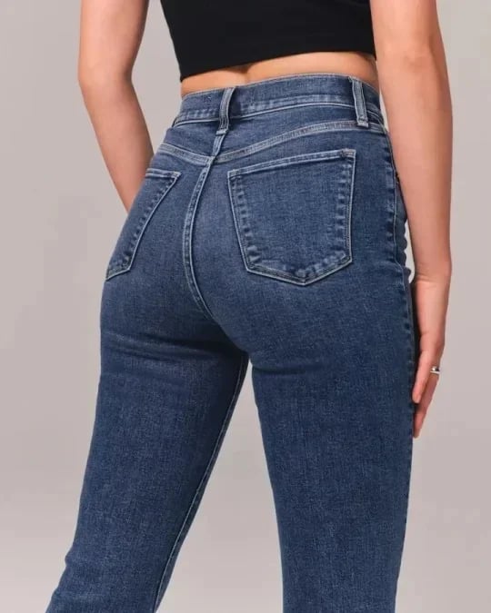 50 % Rabatt🎊-Ultrahoch taillierte Stretch-Schlaghosen