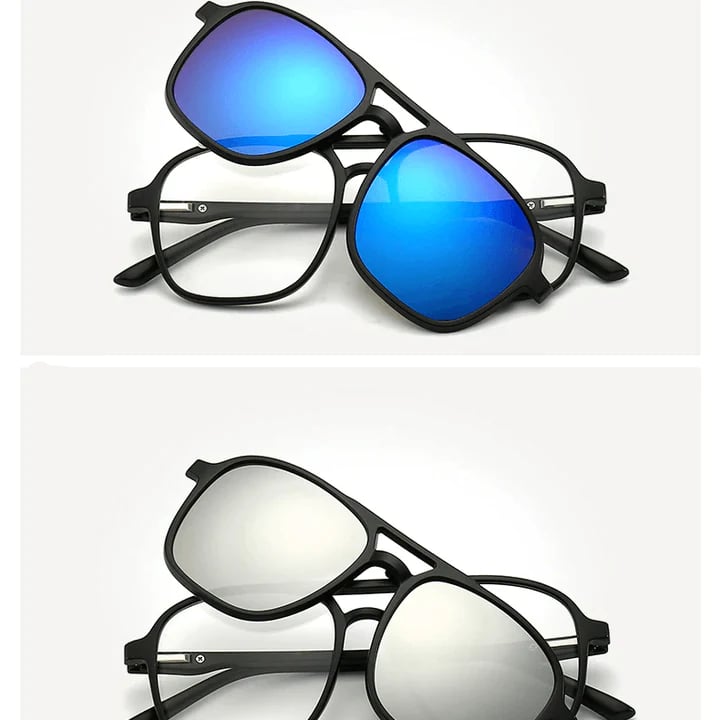 ✨Beschränktes Angebot✨ Auswechselbare Gläser 6 -in -1 Sonnenbrillen-Set