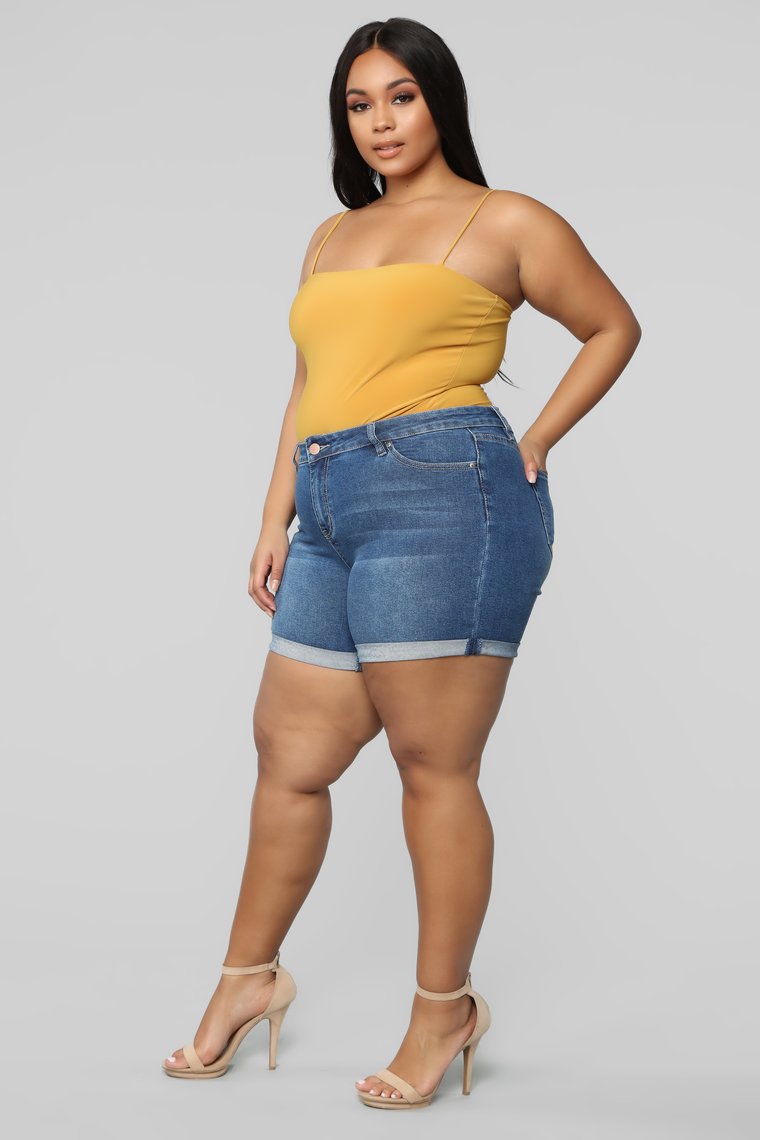 Judy Blue Pull On Denim Jegging Shorts (Kaufen Sie 2 Gratis Versand)