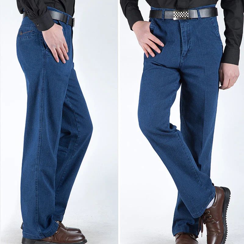 Jeans gerade Passform a vita alta da uomo