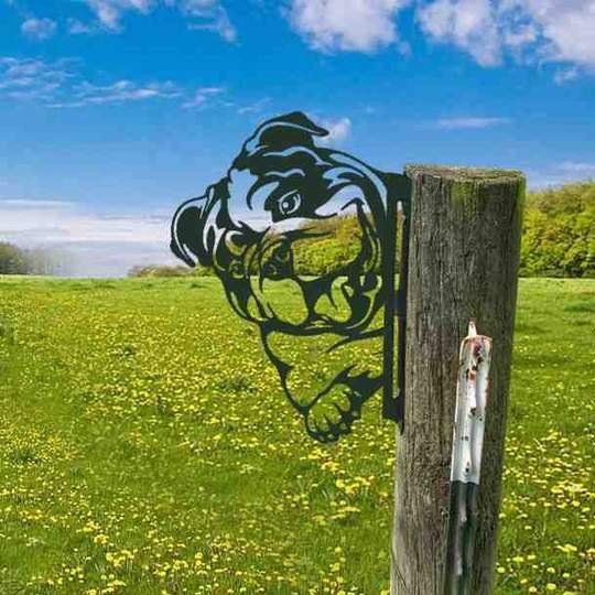 Wanddekoration "Peeking Cow" (schauende Kuh)