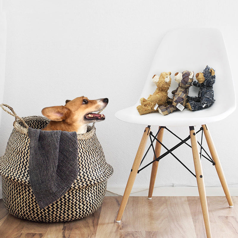 Quietschendes Plüschbär-Spielzeug für Hunde