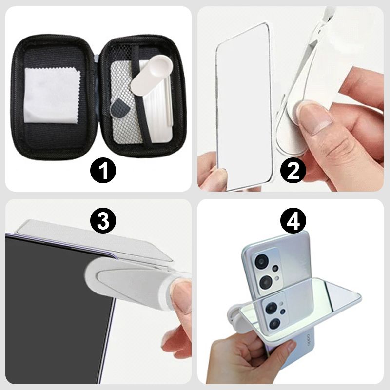 Smartphone Kamera Spiegel Reflexion Clip Kit