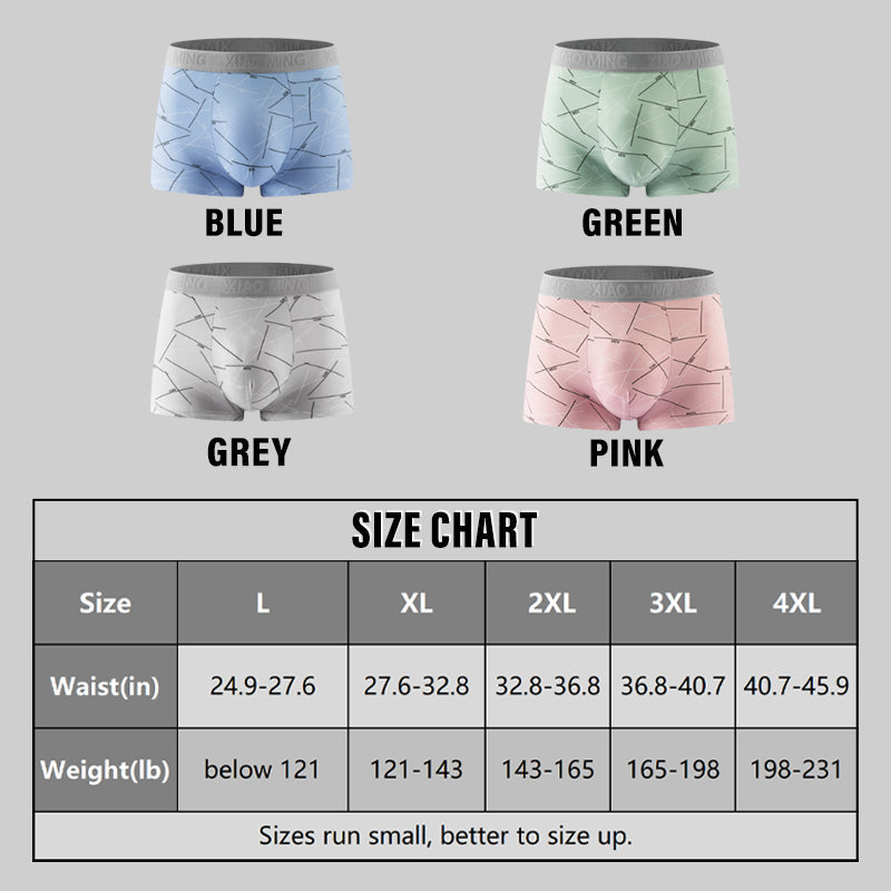 Atmungsaktive Stretch-Boxershorts für Männer