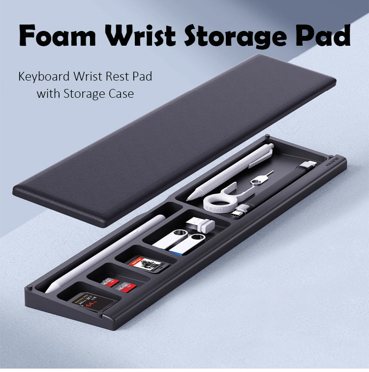 Tastatur Handgelenkstütze Pad Unterstützung mit Desktop-Partition Storage Case