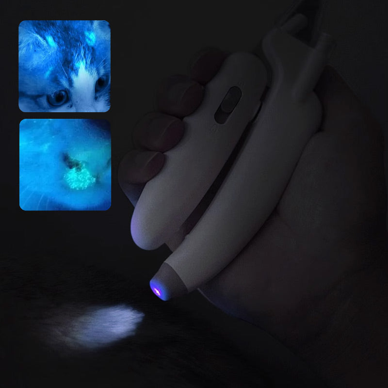 Haustier Hund Katze Nagelknipser mit LED-Licht, vermeiden Sie übermäßiges Schneiden