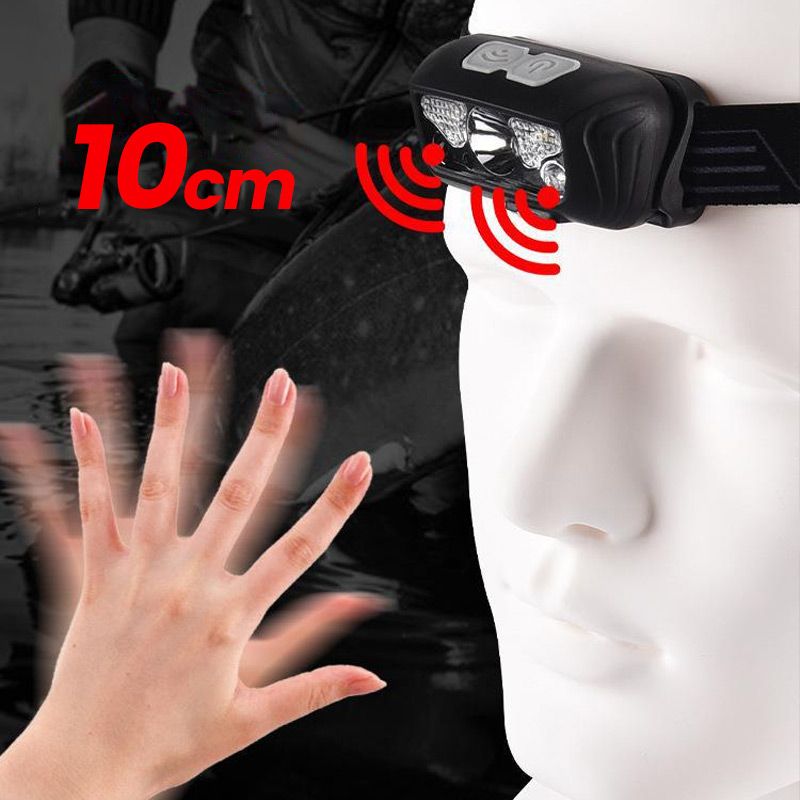 Outdoor-Multifunktions-Sensor-LED-Stirnlampe