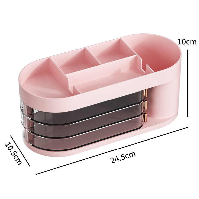 Rotary Drawer Desktop Organizer