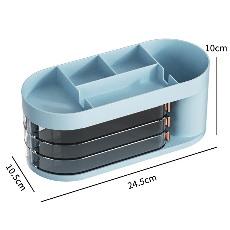 Rotary Drawer Desktop Organizer