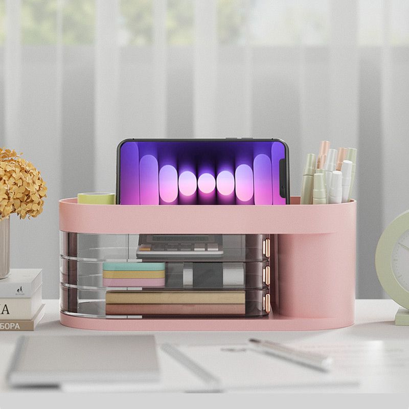 Rotary Drawer Desktop Organizer