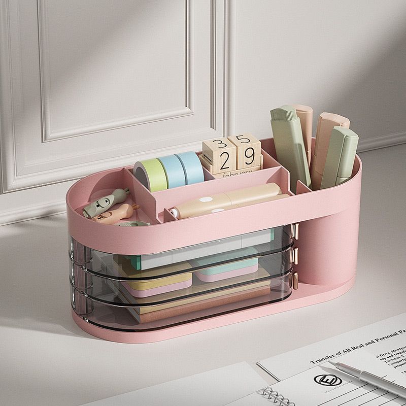 Rotary Drawer Desktop Organizer