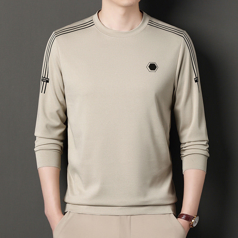 Neu Herren Sweatshirt mit Rundhalsausschnitt Herbst 2023