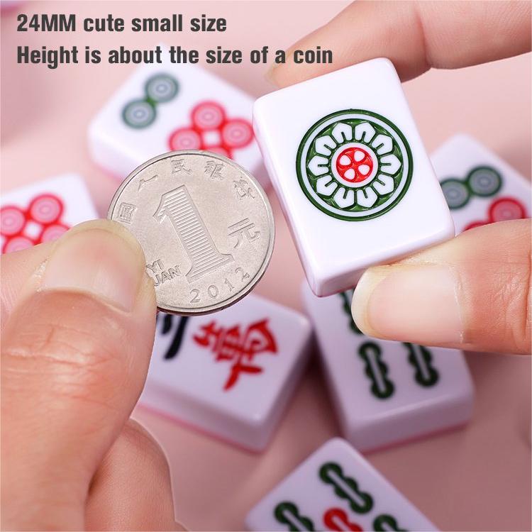 24mm Mini-Mahjong-Spielstein-Set