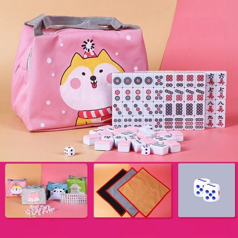 24mm Mini-Mahjong-Spielstein-Set