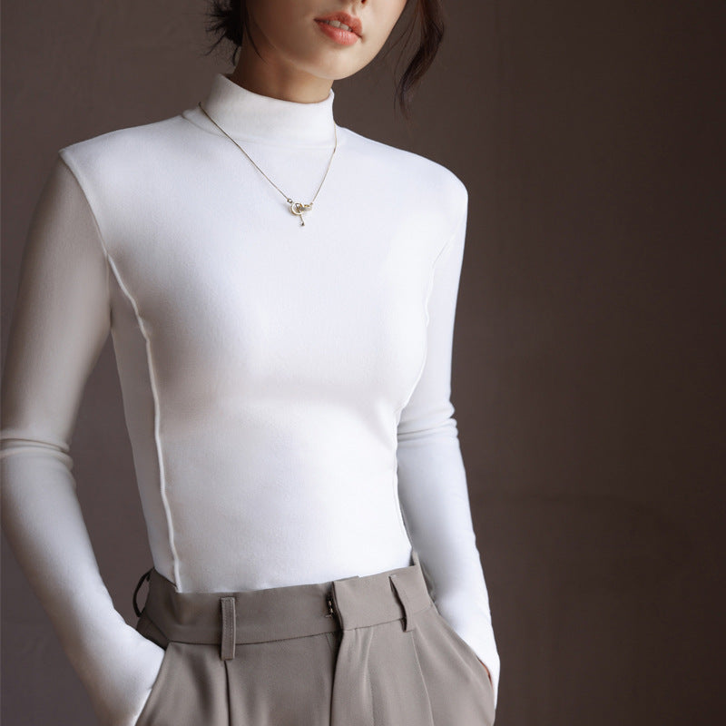 🔥2023 Herbst New-Half High Neck Long Sleeve Bottom Shirt🔥