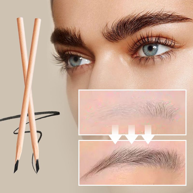 Pousbo® Wasserfester Augenbrauenstift aus Holz( BUY 1 GET 1 FREE )