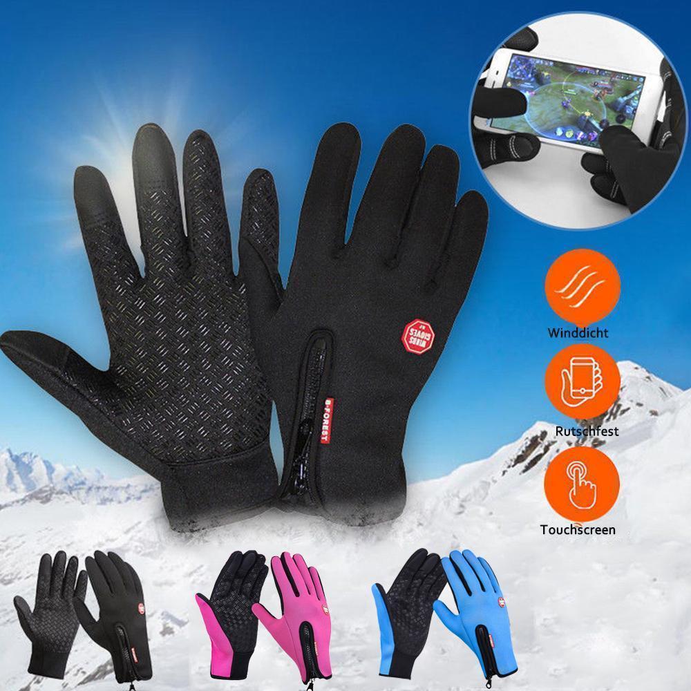 🎅Weihnachtsaktion🎄Premiume warme winddichte wasserdichte Touchscreen Handschuhe Unisex