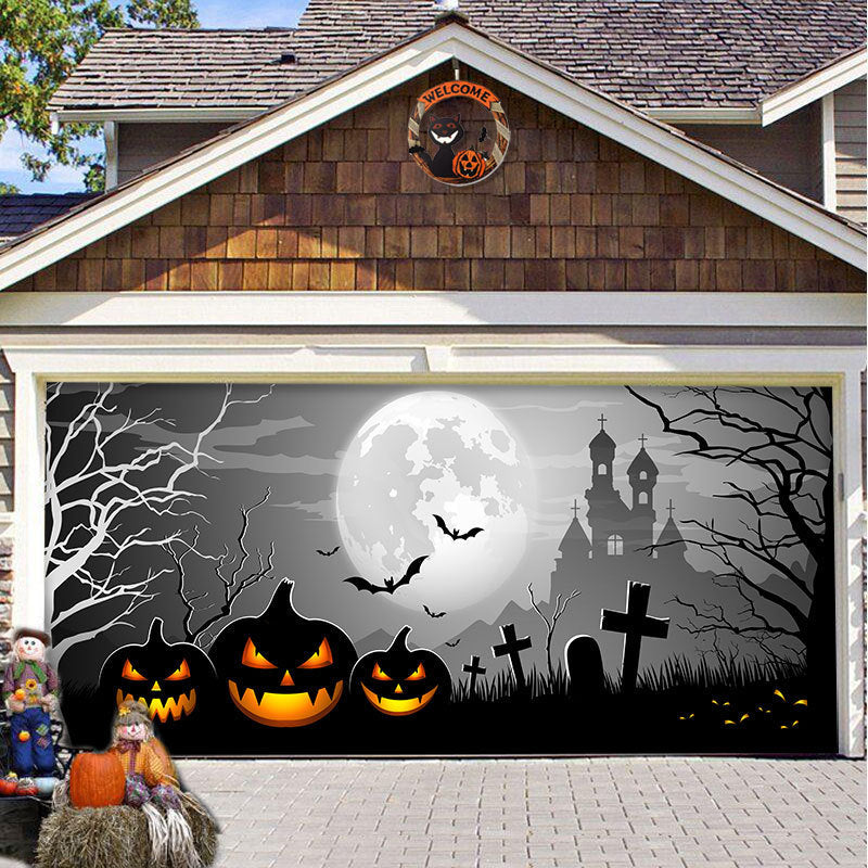 Last Day Sale 49% OFF - Halloween 2023 Garage Door Decoration