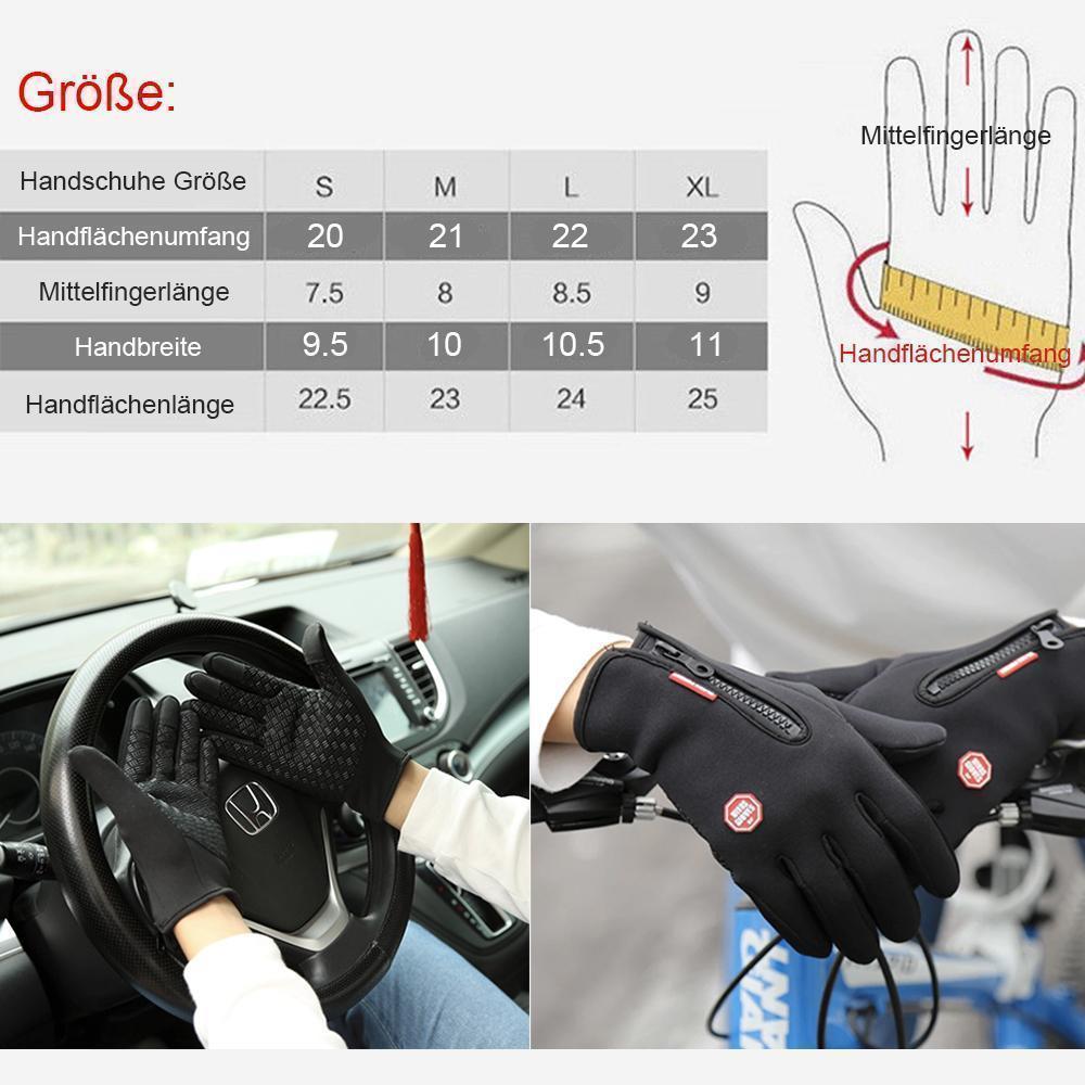 🎅Weihnachtsaktion🎄Premiume warme winddichte wasserdichte Touchscreen Handschuhe Unisex
