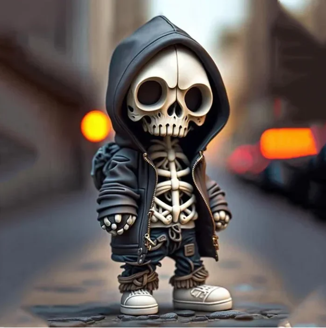 Das beste Geschenk für Sie 🥰Coole Skelett-Figuren