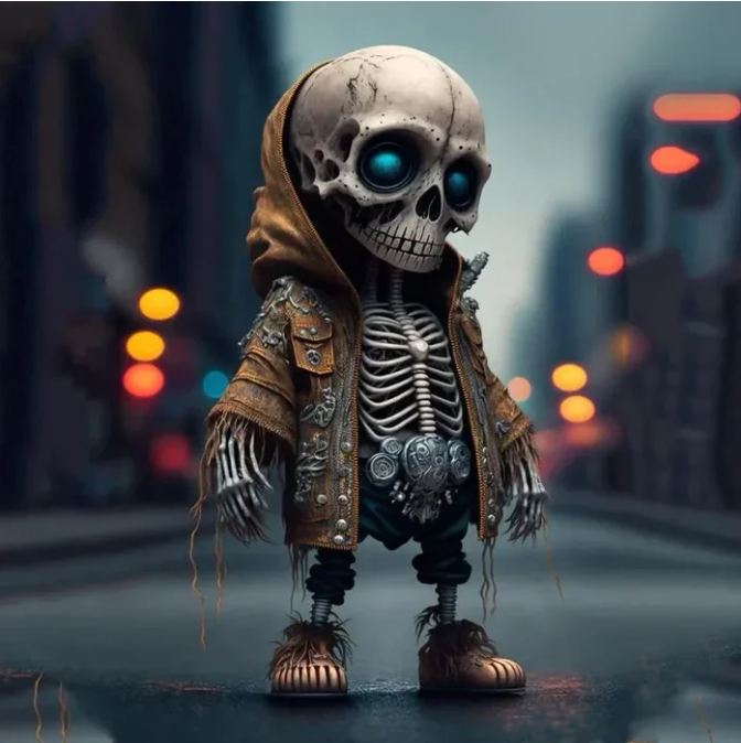 Das beste Geschenk für Sie 🥰Coole Skelett-Figuren