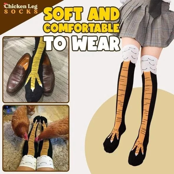 Socken mit Hühnerbeinen
