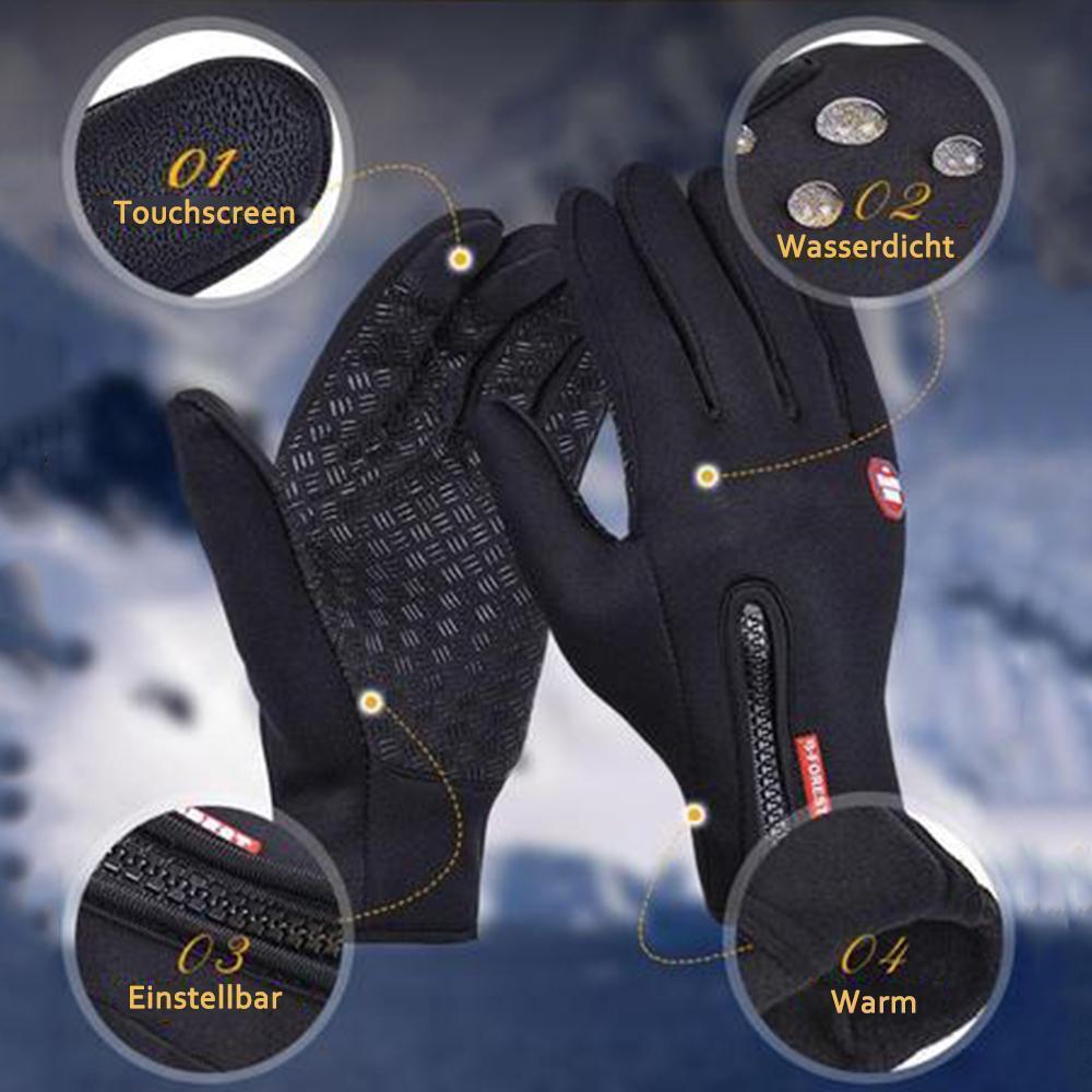 🎅Weihnachtsaktion🎄Premiume warme winddichte wasserdichte Touchscreen Handschuhe Unisex