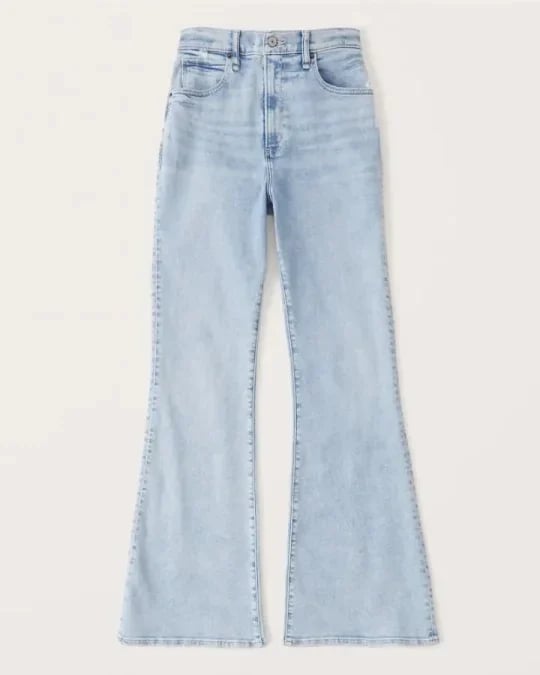 50 % Rabatt🎊-Ultrahoch taillierte Stretch-Schlaghosen