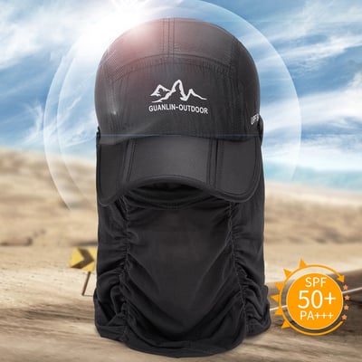 HOT SALE!Retractable Krempe Outdoor/Fischen/Reiten/Klettern Sonnenschutz Hut
