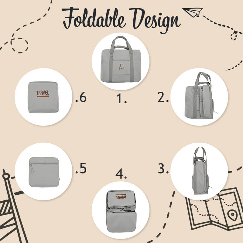 Faltbare Reisetasche Duffle Tote Bag