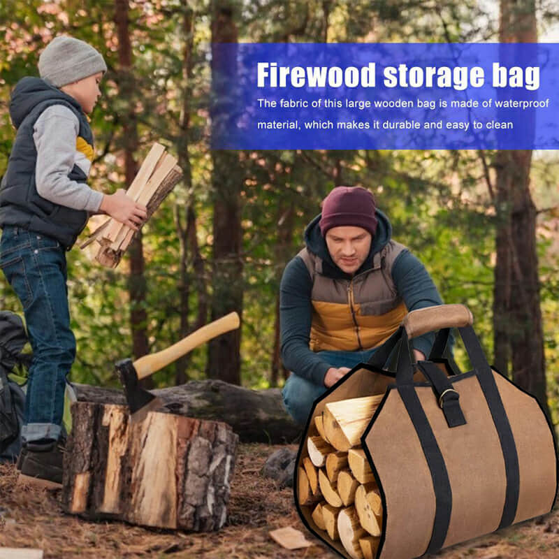 Neues Produkt-Tragbare Tasche zur Aufbewahrung von Brennholz