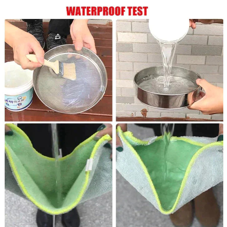 Transparente wasserdichte Versiegelung