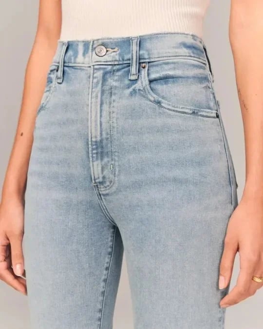 50 % Rabatt🎊-Ultrahoch taillierte Stretch-Schlaghosen