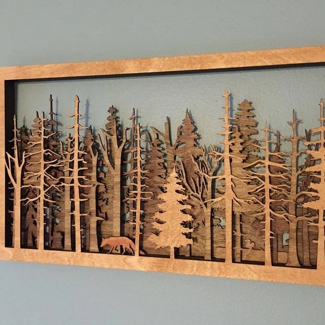 Waldtiere - Handgemachte Kunst | Besondere Kunst | 3D Kunst | Einzigartige Kunst | Naturbelassene Kunst | Seltene Kunst
