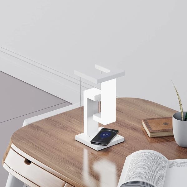 Schwebendes Lampe mit kabelloser Aufladung