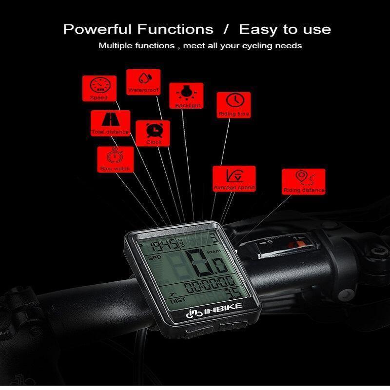 Drahtloser Fahrrad-Tachometer Kilometerzähler