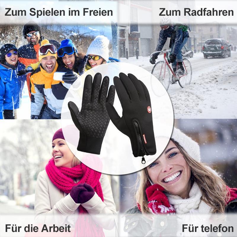🎅Weihnachtsaktion🎄Premiume warme winddichte wasserdichte Touchscreen Handschuhe Unisex