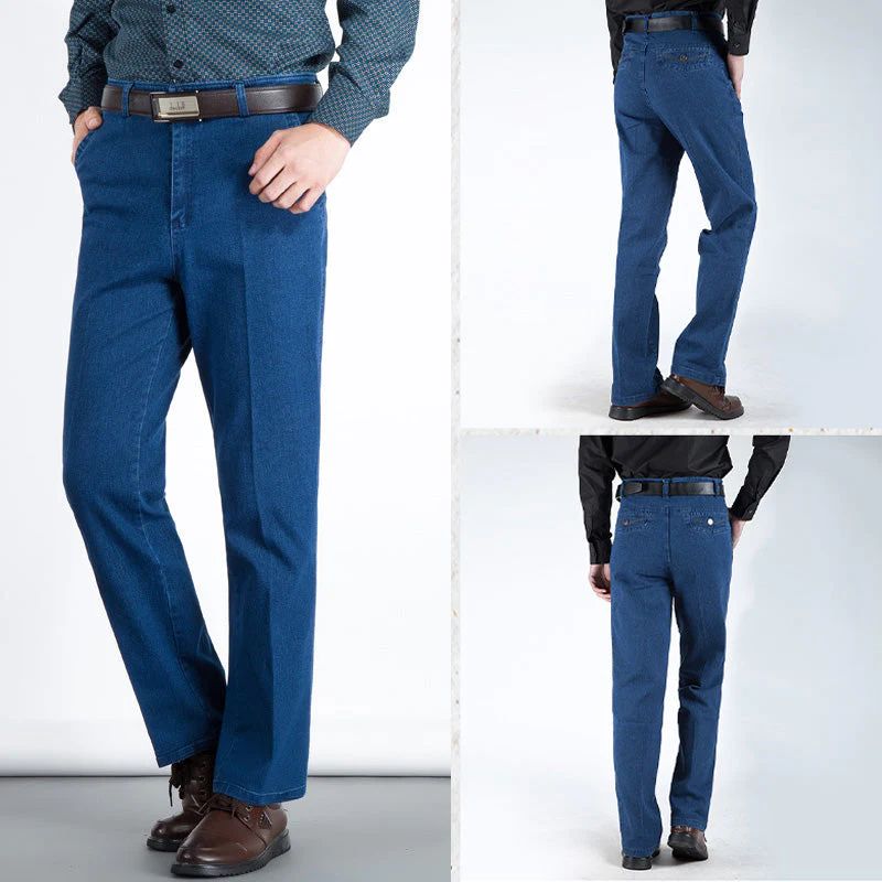 Jeans gerade Passform a vita alta da uomo