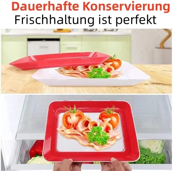 🔥Heute 2 kaufen und 1 gratis bekommen - Umweltfreundliches Design - Wiederverwendbares Einmachtablett🥰