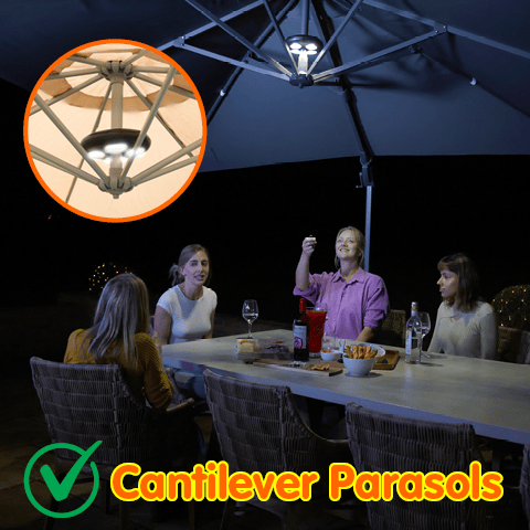 Garten Esstisch Zelt Disc Light