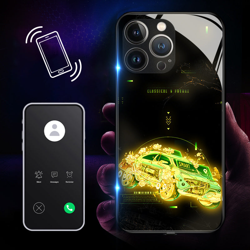 Intelligente Sound-Steuerung Light-Up Handyhülle für iPhone