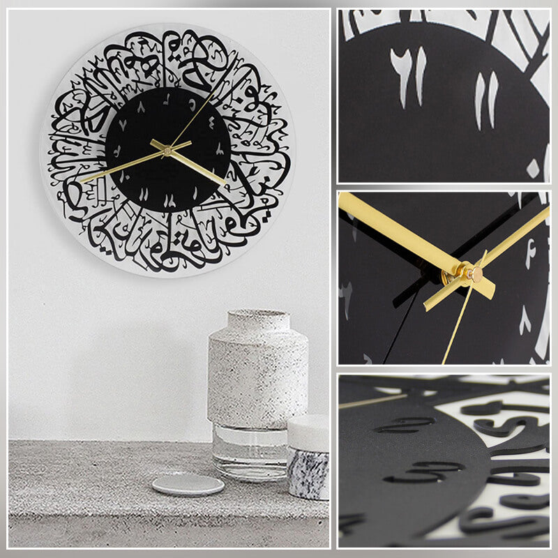 Dekorative Uhr mit Acrylspiegel