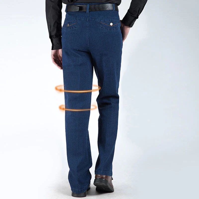 Jeans gerade Passform a vita alta da uomo