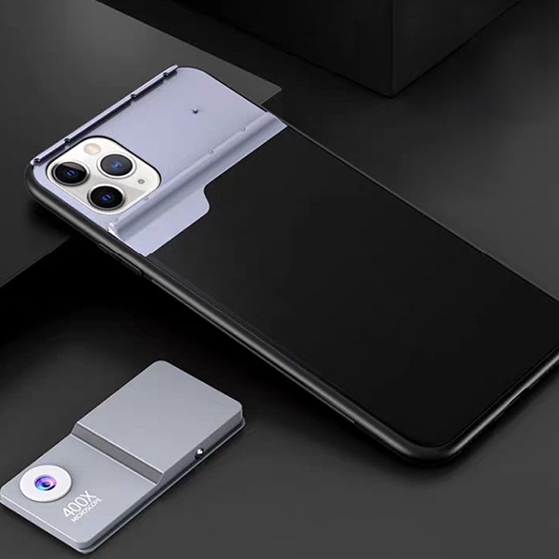 Pousbo® 400x Telefonmikroskop mit Licht für iPhone